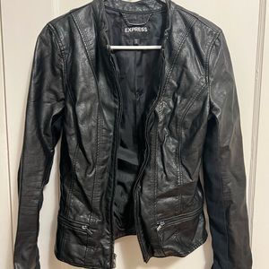 Express leather jacket